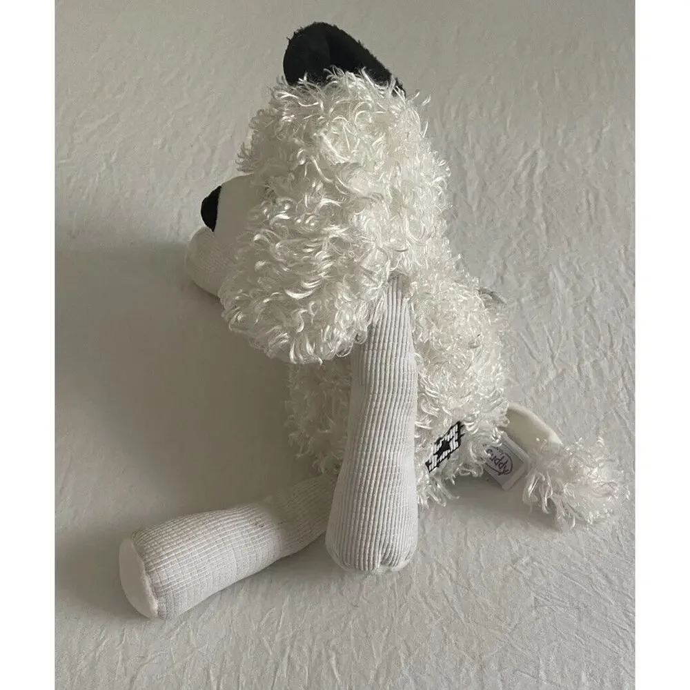 Scentsy Buddy Pari The Poodle Plush 15” White Dog Black Beret No Scent Pack